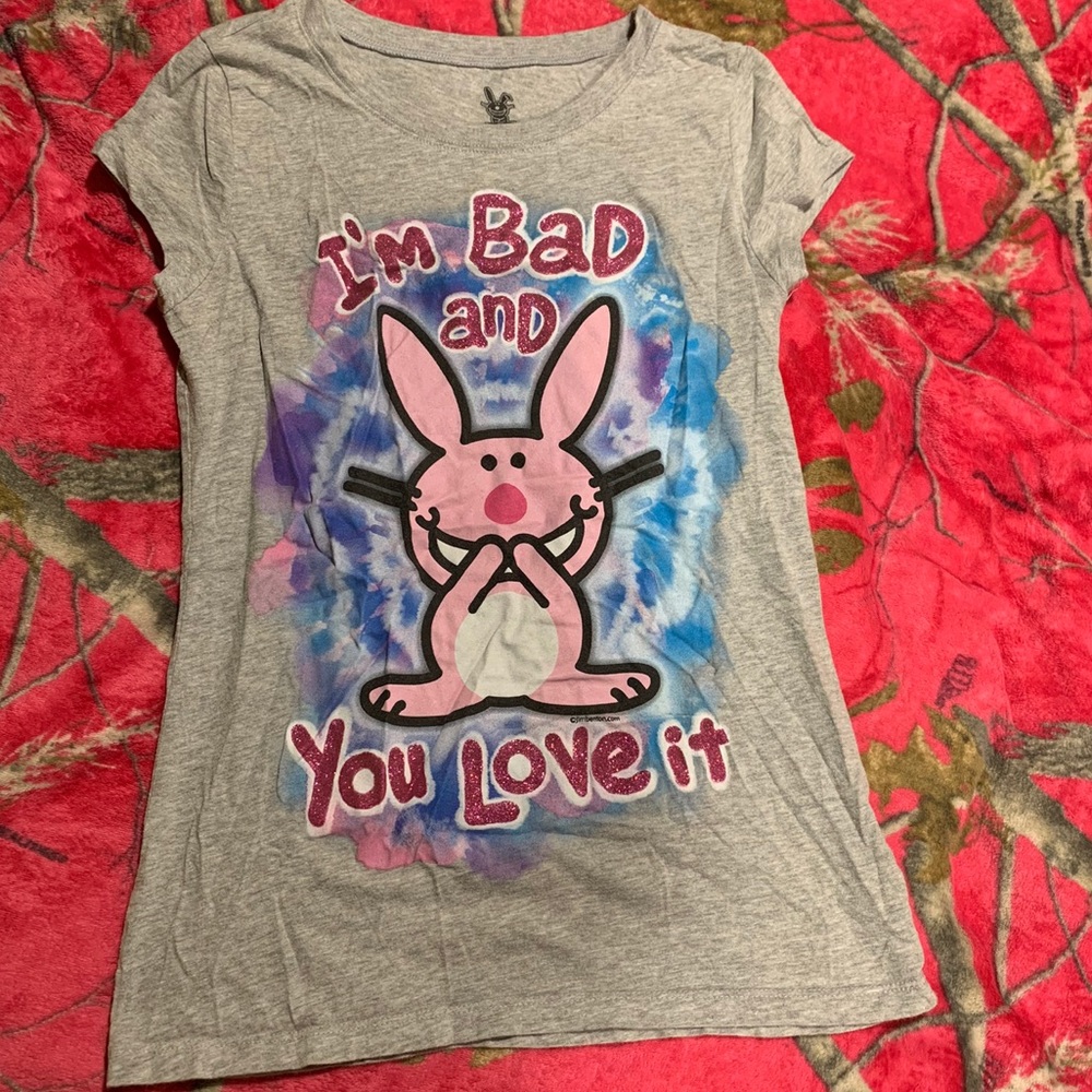 Bunny Colorful Short Sleeve Shirt